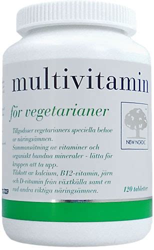Multivitamin för vegetarianer Vegan Multivitamin