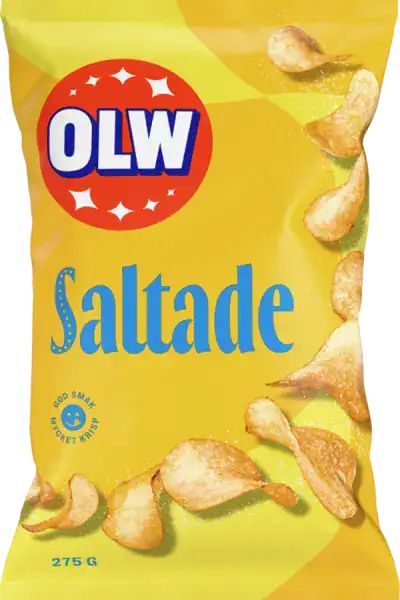 OLW Saltade Chips är veganska